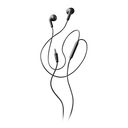 Ngs Cross Flip Black: Cuffie Intrauricolari Con Microfono E Controllo Del Volume. Pulsante Multifunz