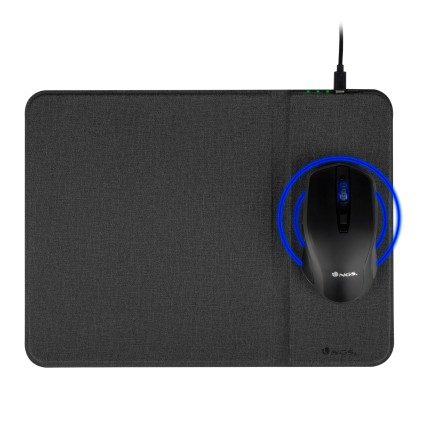Ngs Mouse Ottico Wireless Con Batteria Incorporata E Mousepad Per Ricarica Wireless