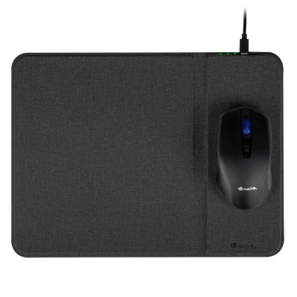 Ngs Mouse Ottico Wireless Con Batteria Incorporata E Mousepad Per Ricarica Wireless