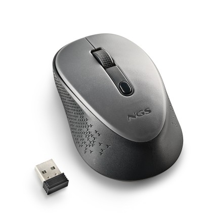 NGS DEW mouse Ambidestro RF Wireless Ottico 1600 DPI