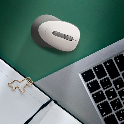 Ngs Mouse Wireless Bianco 2 Pulsanti E Rotella Di Scorrimento