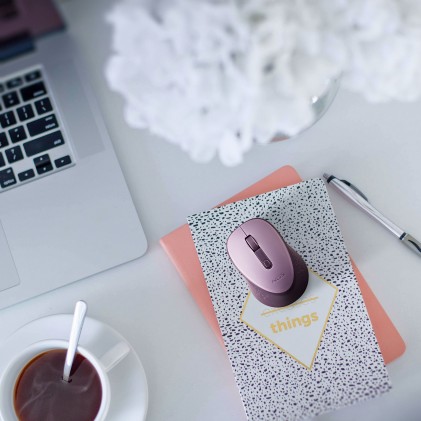 Ngs Mouse Wireless Lilla 2 Pulsanti E Rotella Di Scorrimento