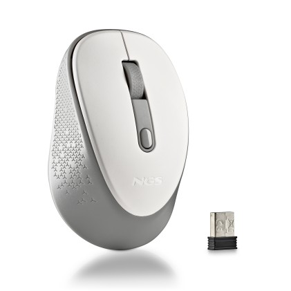 NGS DEW mouse Ambidestro RF Wireless Ottico 1600 DPI