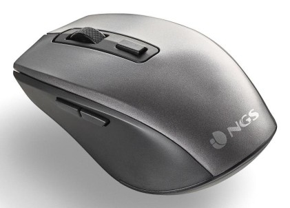 NGS ECLIPSE tastiera Mouse incluso Casa/ufficio RF senza fili + Bluetooth QWERTY Inglese Grigio