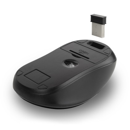 NGS EUPHORIA KIT tastiera Mouse incluso RF Wireless QWERTY Inglese Nero