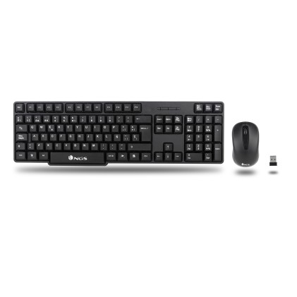 NGS EUPHORIA KIT tastiera Mouse incluso RF Wireless QWERTY Inglese Nero