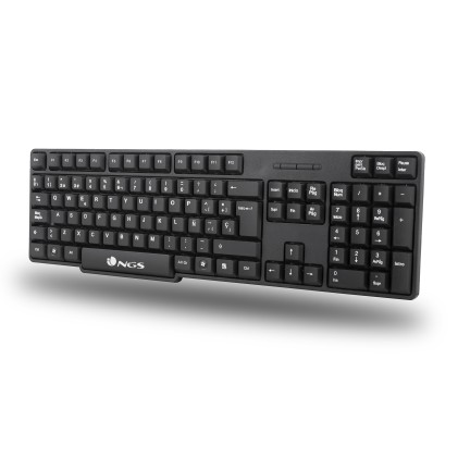 NGS EUPHORIA KIT tastiera Mouse incluso RF Wireless QWERTY Inglese Nero