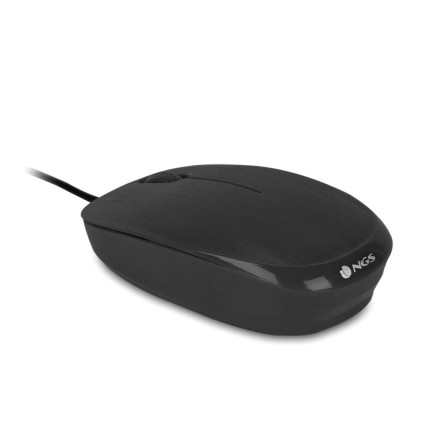 Mouse NGS Flame USB-C 1000 dpi - 2 pulsanti - Uso ambidestro - Nero