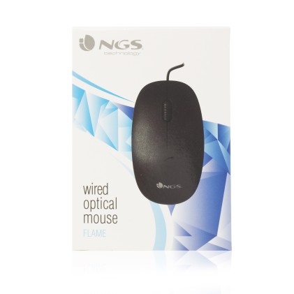 Ngs Mouse Ottico 1000Dpi Usb 3 Tasti Nero