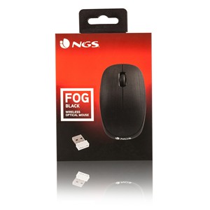 Ngs Mouse Ottico Wireless 1200Dpi Con 2 Tasti + Rotella Scorrimento Colore Nero