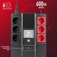Ngs Ups Fortress Bunker Off Line 360W Avr 3 Protected Outputs + 3 Bypass