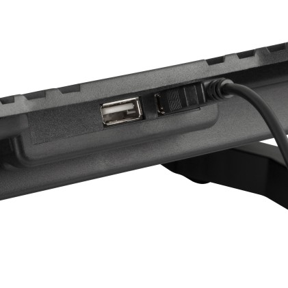 NGS GCX-400 base di raffreddamento per notebook 43,2 cm (17") 2500 Giri/min Nero