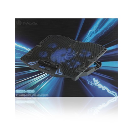 NGS GCX-400 base di raffreddamento per notebook 43,2 cm (17") 2500 Giri/min Nero