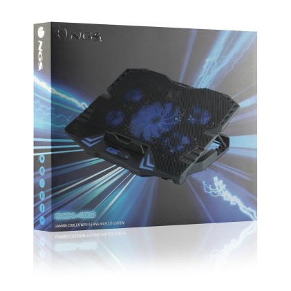 NGS GCX-400 base di raffreddamento per notebook 43,2 cm (17") 2500 Giri/min Nero