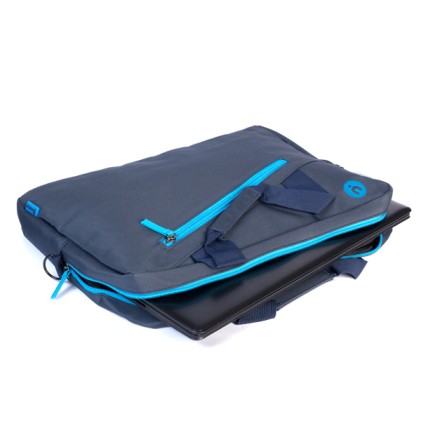Borsa Per Notebook Da 15.6" Con Tasche Esterne - Blu