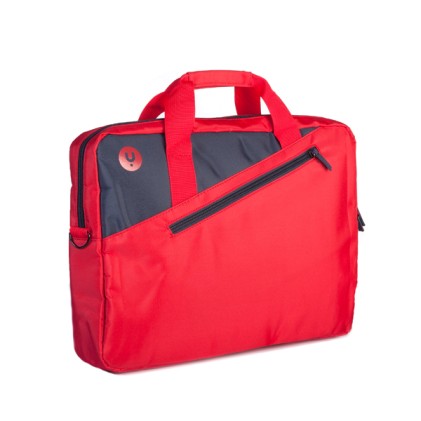 Borsa Per Notebook Da 15.6" Con Tasche Esterne - Rosso