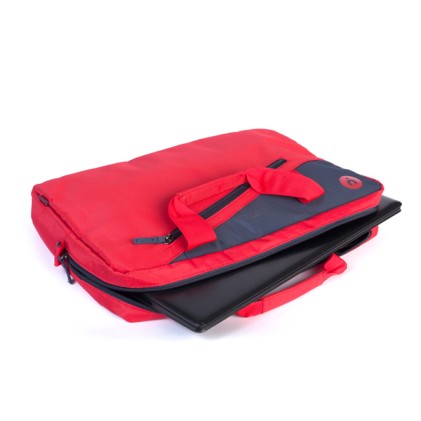 Borsa Per Notebook Da 15.6" Con Tasche Esterne - Rosso