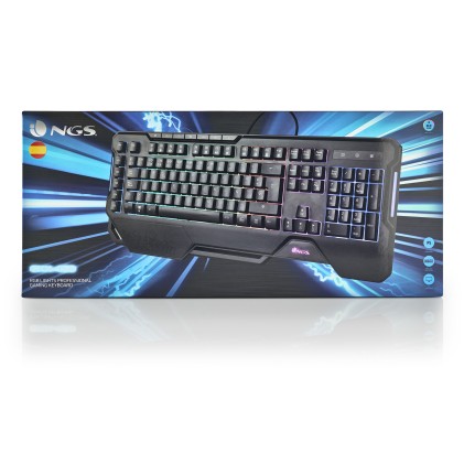 Ngs Tastiera Gaming Rgb 5 Macro Programmabile, 19 Tasti, Layout Ita