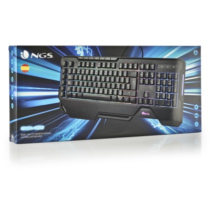 Ngs Tastiera Gaming Rgb 5 Macro Programmabile, 19 Tasti, Layout Ita