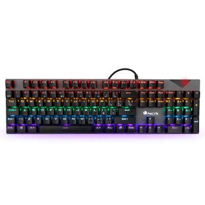 Ngs Tastiera Gaming Rgb N-Key Roll, 5 Macro Programmabile, 13 Tasti, Layout Ita, Cavo 1,8M