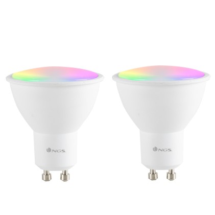 NGS ﻿﻿SMT-ILLU-0012 Lampadina intelligente 5 W Bianco Wi-Fi