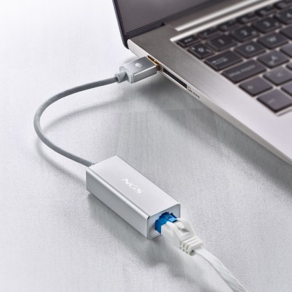 Ngs Adattatore Di Rete Da Usb 3,0 A Rj45 Per Pc E Laptop, 15Cm