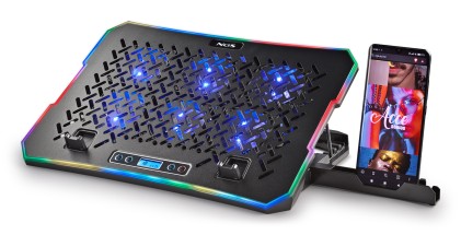 NGS HERO STAND base di raffreddamento per laptop 39,6 cm (15.6") 2400 Giri/min Nero