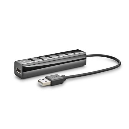 Ngs Hub Usb 2.0 7 Porte Con Adattatore Di Alimentazione