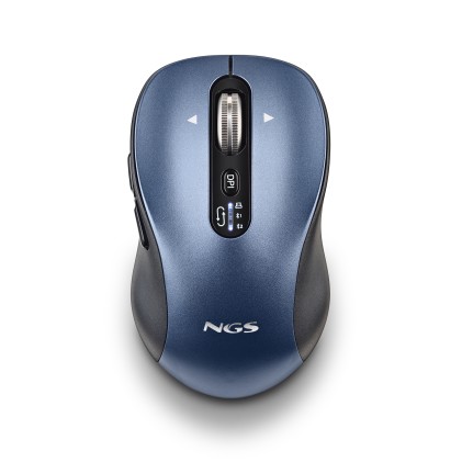 Ngs Mouse Connessione 2,4 Ghz + Bluetooth 5.1, 6 Pulsanti, Ric Usb C
