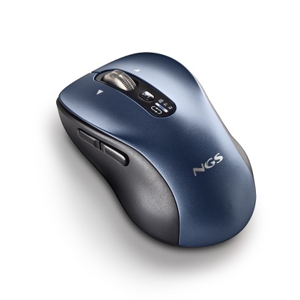 Ngs Mouse Connessione 2,4 Ghz + Bluetooth 5.1, 6 Pulsanti, Ric Usb C