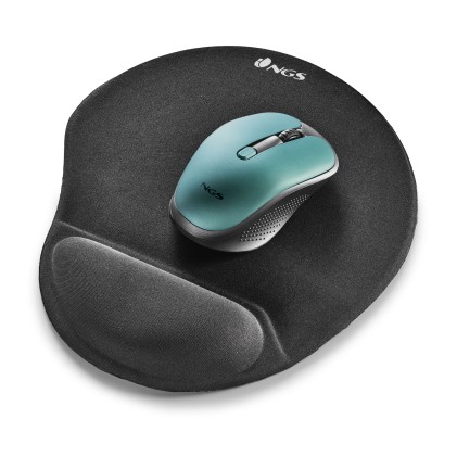 NGS KILIM GEL Tappetino per mouse per gioco da computer Nero