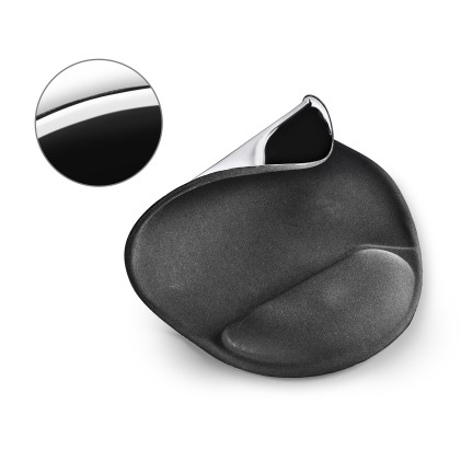 NGS KILIM GEL Tappetino per mouse per gioco da computer Nero