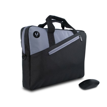 NGS Monray Master Kit Black borsa per notebook 39,6 cm (15.6") Valigetta ventiquattrore Nero, Grigio