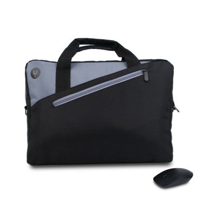 NGS Monray Master Kit Black borsa per notebook 39,6 cm (15.6") Valigetta ventiquattrore Nero, Grigio