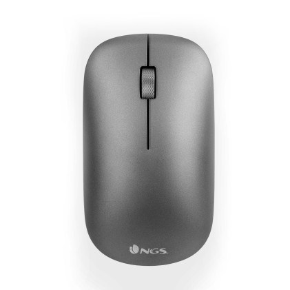 NGS Matrix Kit, QWERTY, ES tastiera Mouse incluso RF Wireless Spagnolo Grigio