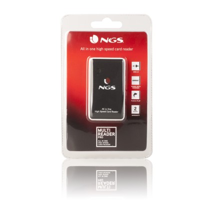 NGS Multireader Pro lettore di schede USB 2.0 Nero, Bianco