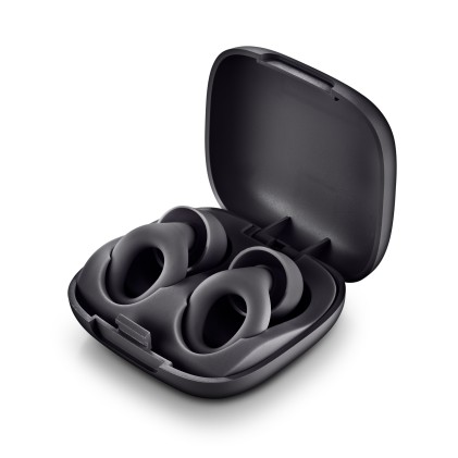 Tappi auricolari NGS Noon per la riduzione del rumore - Silicone - Custodia e 4 inserti auricolari - Neri
