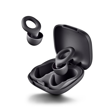 Tappi auricolari NGS Noon per la riduzione del rumore - Silicone - Custodia e 4 inserti auricolari - Neri