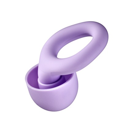 Tappi auricolari NGS Noon per la riduzione del rumore - Silicone - Custodia e 4 inserti auricolari - Viola