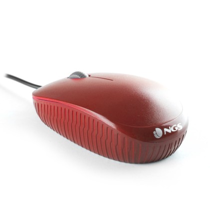 Ngs Mouse Ottico Usb 1000Dpi 3 Tasti Rosso