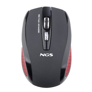 Ngs Mouse Wireless Con Nano Ricevitore Usb 800-1600Dpi 2 Tasti + Rotella Colore Nero Bianco