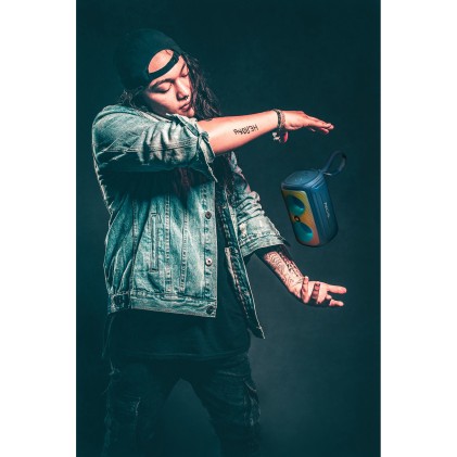 NGS ROLLER BEAST Altoparlante portatile stereo Blu 32 W