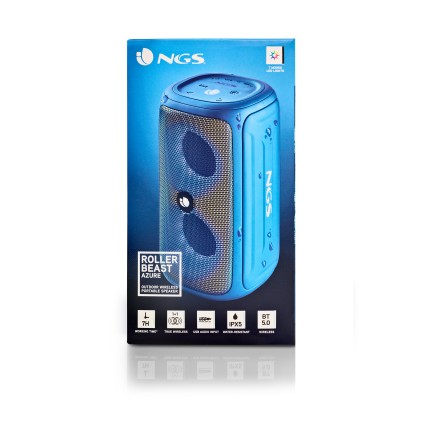 NGS ROLLER BEAST Altoparlante portatile stereo Blu 32 W