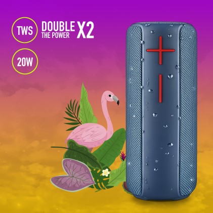 NGS Roller Nitro 2 Altoparlante portatile stereo Blu 20 W