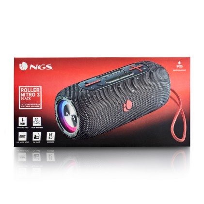 NGS Roller Nitro 3 Altoparlante portatile stereo Nero 30 W