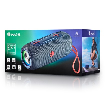 NGS Roller Nitro 3 Altoparlante portatile stereo Blu 30 W