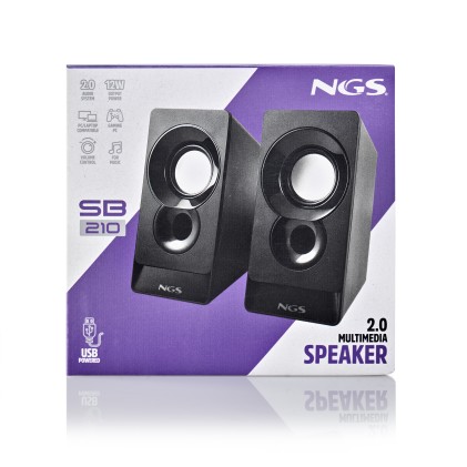 Ngs Altoparlanti Per Pc Da 12W Con Connessione Usb