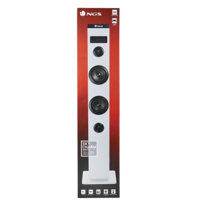 NGS SKY CHARM Microsistema audio per la casa 50 W Bianco