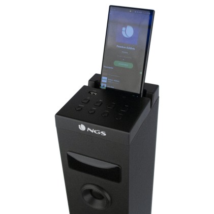 Ngs Altoparlante 50W Bluetooth  2 Torri Usb Radio Fm Aux