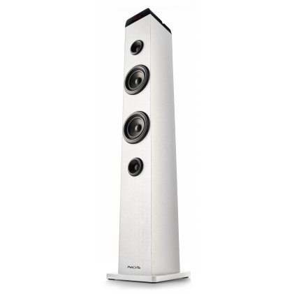 Ngs Altoparlante Wireless, 50W, Bluetooth 5,4, Usb Aux Ottico Radio Fm, Display Led E Custodia In Le